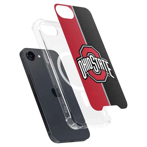 Ohio State University OSU Buckeyes Split iPhone 16e MagSafe Case
