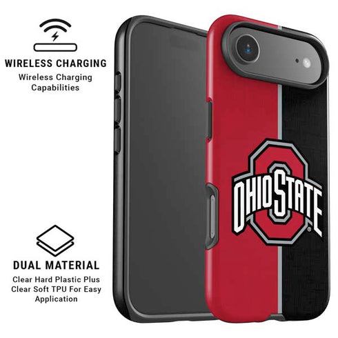 Ohio State University OSU Buckeyes Split iPhone 17 Air Magsafe Impact Case