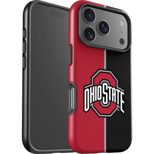 Ohio State University OSU Buckeyes Split iPhone 17 Pro Max Impact Case
