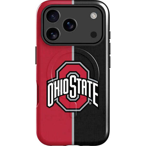 Ohio State University OSU Buckeyes Split iPhone 17 Pro Max Magsafe Impact Case