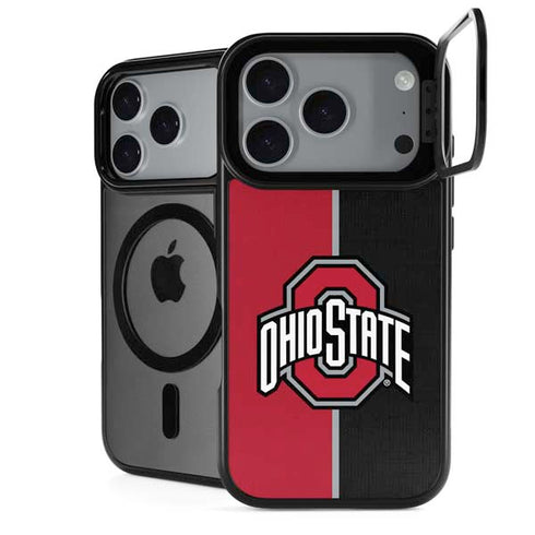 Ohio State University OSU Buckeyes Split iPhone 18 Pro Kickstand Case