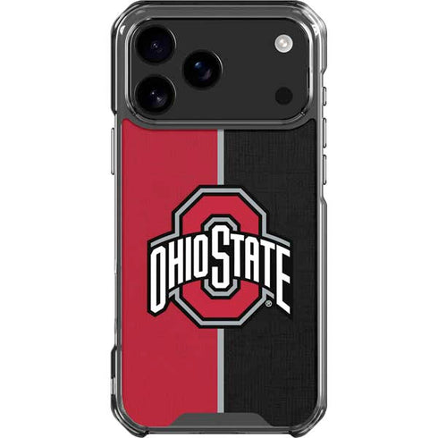 Ohio State University OSU Buckeyes Split iPhone 18 Pro Max Clear Case