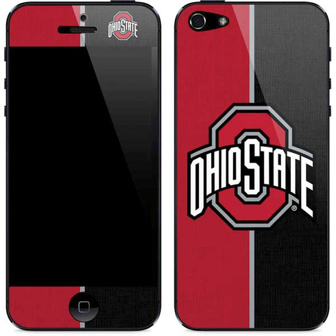 Ohio State University OSU Buckeyes Split iPhone 5/5s/5SE Skin