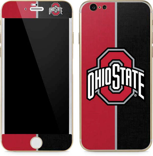 Ohio State University OSU Buckeyes Split iPhone 6/6s Skin