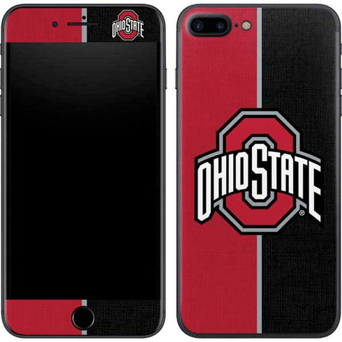 Ohio State University OSU Buckeyes Split iPhone 7 Plus Skin