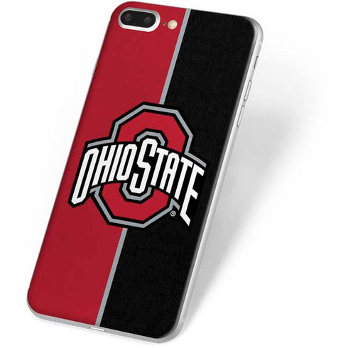 Ohio State University OSU Buckeyes Split iPhone 7 Plus Skin