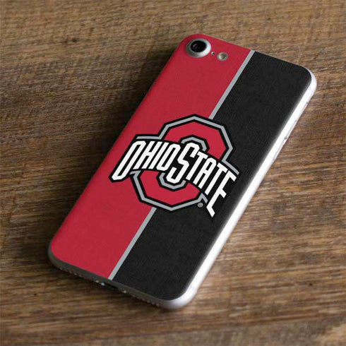 Ohio State University OSU Buckeyes Split iPhone 7 Skin
