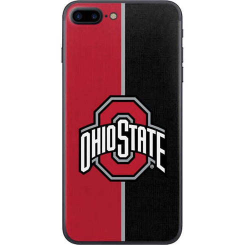 Ohio State University OSU Buckeyes Split iPhone 8 Plus Skin