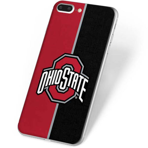 Ohio State University OSU Buckeyes Split iPhone 8 Plus Skin