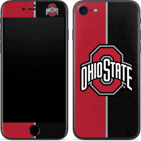 Ohio State University OSU Buckeyes Split iPhone 8 Skin