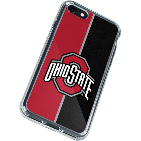Ohio State University OSU Buckeyes Split iPhone SE (2nd & 3rd Gen) Clear Case