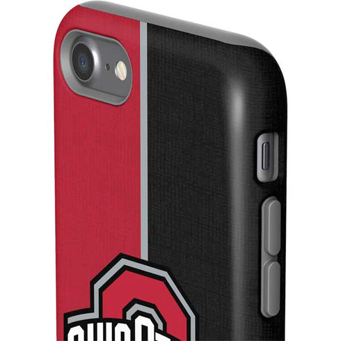 Ohio State University OSU Buckeyes Split iPhone SE (2nd & 3rd Gen) Pro Case