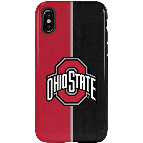 Ohio State University OSU Buckeyes Split iPhone X Pro Case