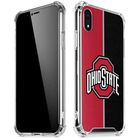 Ohio State University OSU Buckeyes Split iPhone XR Clear Case