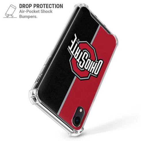 Ohio State University OSU Buckeyes Split iPhone XR Clear Case