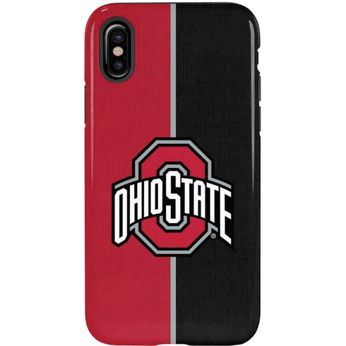 Ohio State University OSU Buckeyes Split iPhone XS Pro Case