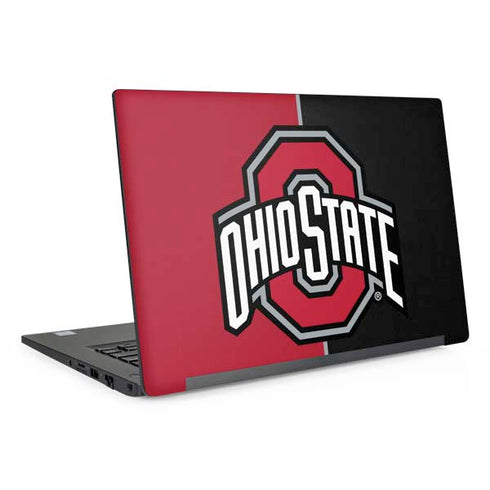 Ohio State University OSU Buckeyes Split Dell Latitude Skin