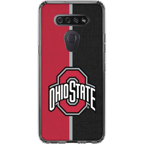 Ohio State University OSU Buckeyes Split LG K51/Q51 Clear Case