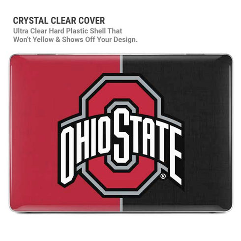 Ohio State University OSU Buckeyes Split MacBook Air 15in (2023-2025) Case plus Skin