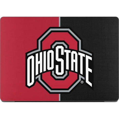 Ohio State University OSU Buckeyes Split MacBook Pro 14in (2021-24) Skin