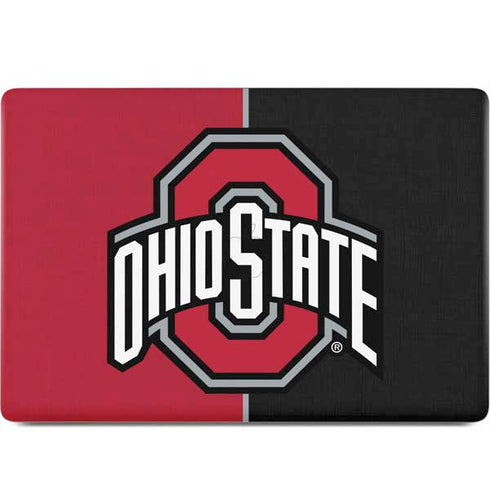 Ohio State University OSU Buckeyes Split MacBook Skins