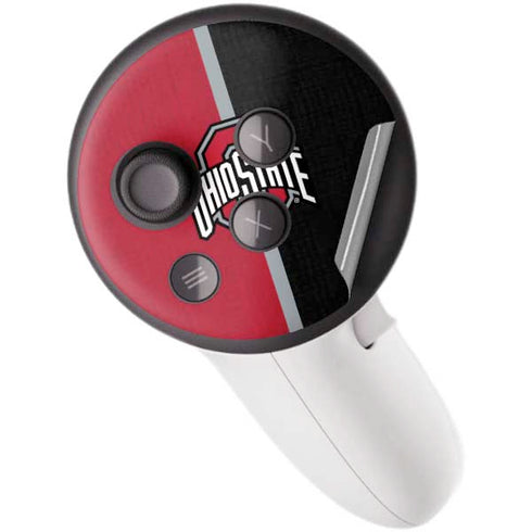 Ohio State University OSU Buckeyes Split Meta Quest 3S Skin