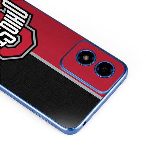 Ohio State University OSU Buckeyes Split Moto G Play 4G (2024) Skin