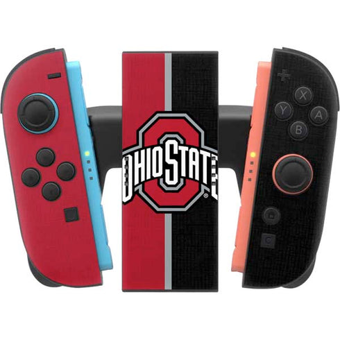 Ohio State University OSU Buckeyes Split Nintendo Switch 2 (2025) Joy-Con Controller Skin