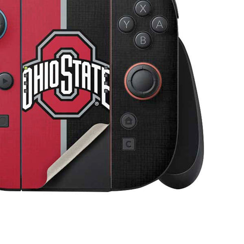 Ohio State University OSU Buckeyes Split Nintendo Switch 2 (2025) Joy-Con Controller Skin