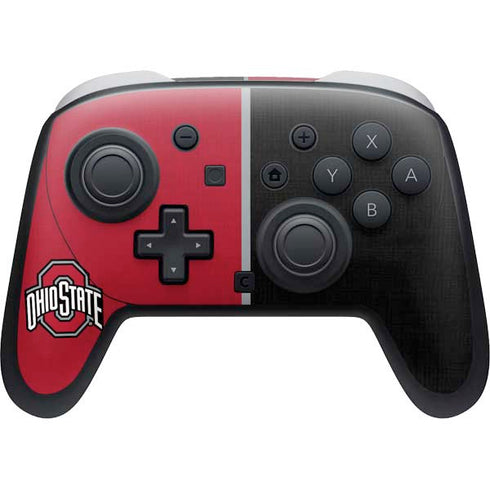 Ohio State University OSU Buckeyes Split Nintendo Skins