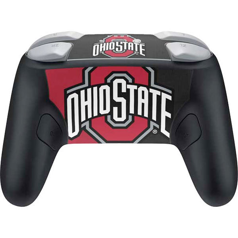 Ohio State University OSU Buckeyes Split Nintendo Switch 2 (2025) Pro Controller Skin