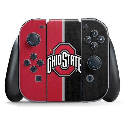 Ohio State University OSU Buckeyes Split Nintendo Skins