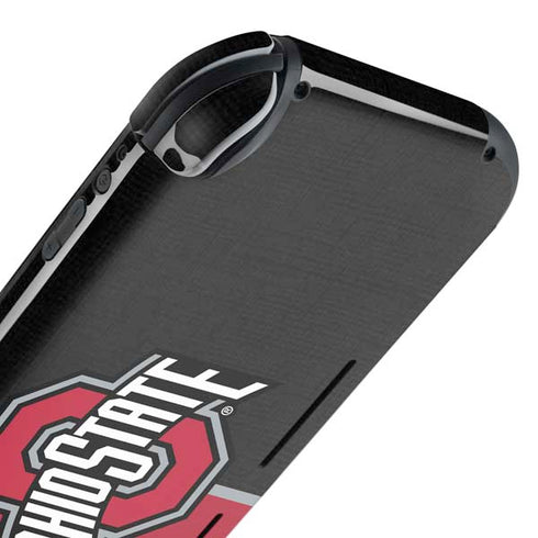 Ohio State University OSU Buckeyes Split Nintendo Switch Lite Skin