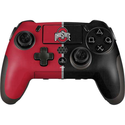 Ohio State University OSU Buckeyes Split PlayStation Scuf Vantage 2 Controller Skin
