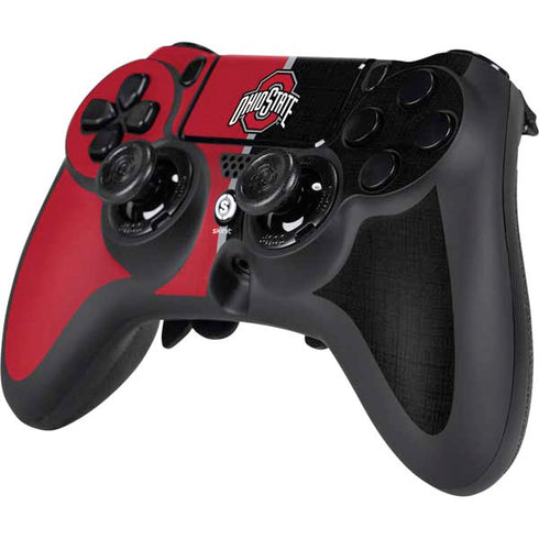 Ohio State University OSU Buckeyes Split PS4/PC SCUF Impact Controller Skin