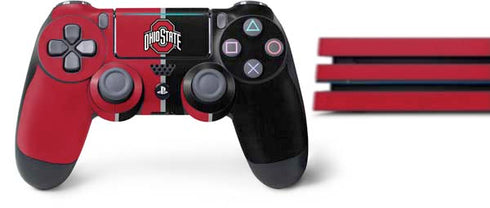 Ohio State University OSU Buckeyes Split PS4 Pro Bundle Skin