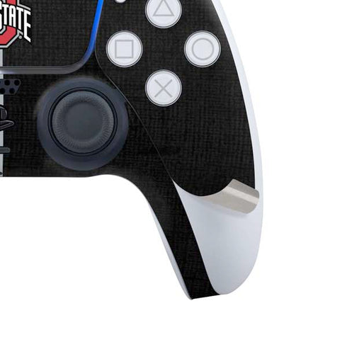 Ohio State University OSU Buckeyes Split PS5 Controller Skin