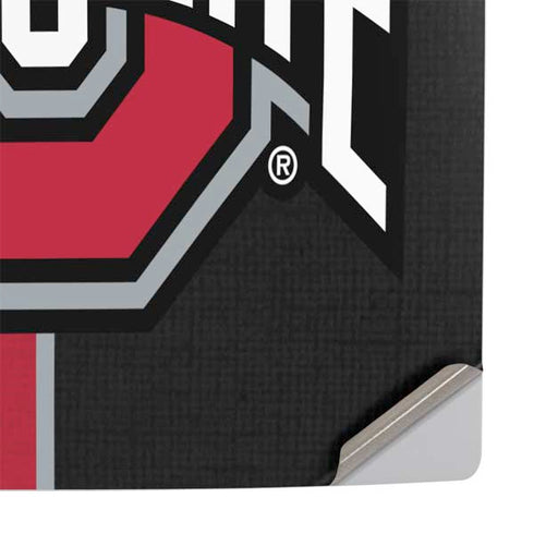 Ohio State University OSU Buckeyes Split PS5 Pro Console Skin
