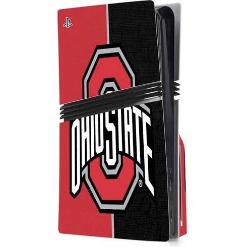 Ohio State University OSU Buckeyes Split PlayStation PS5 Skins