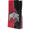 Ohio State University OSU Buckeyes Split PS5 Slim Disk Console Skin