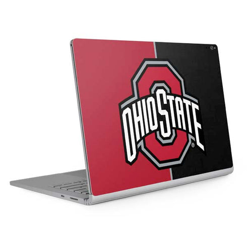 Ohio State University OSU Buckeyes Split Surface Book 2 15in Skin