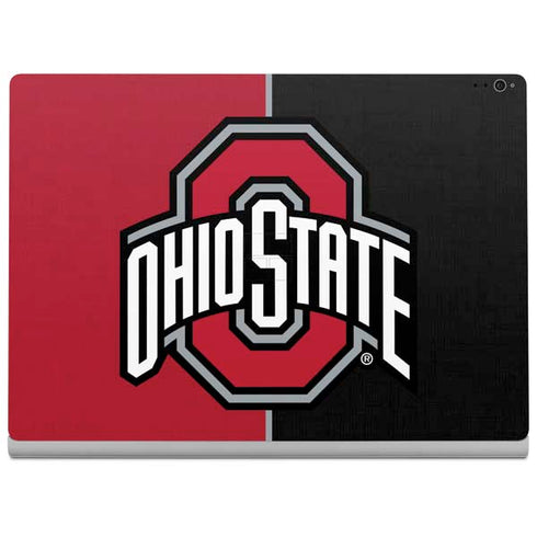 Ohio State University OSU Buckeyes Split Surface Book 2 15in Skin