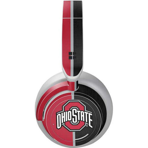 Ohio State University OSU Buckeyes Split Surface Headphones Skin