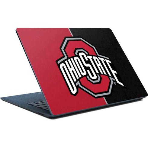 Ohio State University OSU Buckeyes Split Surface Laptop Skin