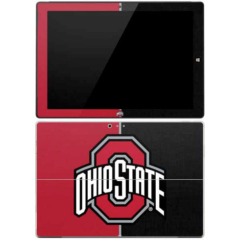 Ohio State University OSU Buckeyes Split Surface Pro 3 Skin