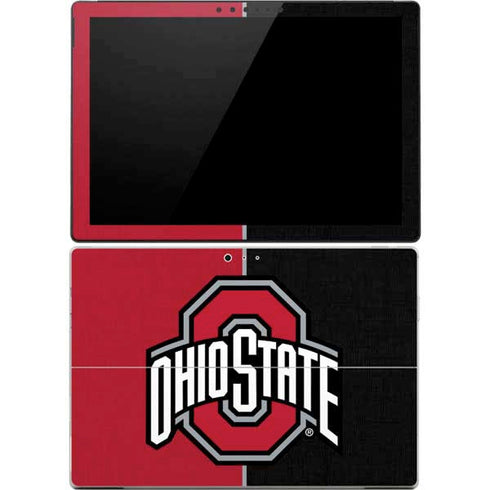 Ohio State University OSU Buckeyes Split Surface Pro 4 Skin