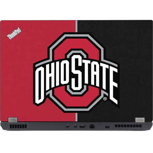 Ohio State University OSU Buckeyes Split Lenovo ThinkPad Skin