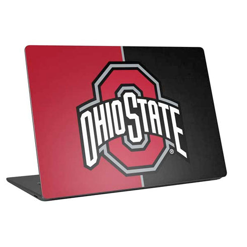 Ohio State University OSU Buckeyes Split Universal Laptop 15in (12.2 x 8.8in) Skin