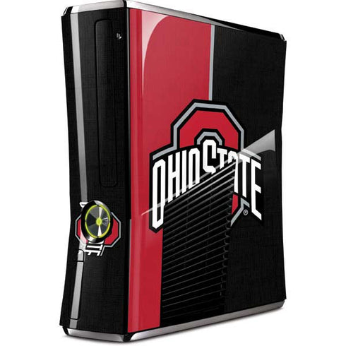Ohio State University OSU Buckeyes Split Xbox 360 Slim (2010) Skin