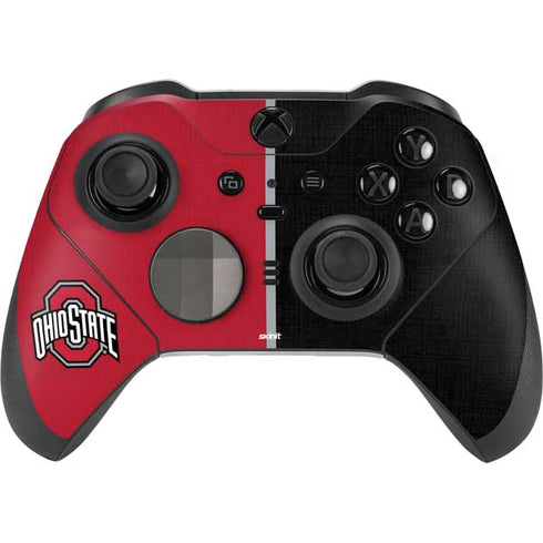 Ohio State University OSU Buckeyes Split Xbox Elite Wireless Controller Series 2 Skin